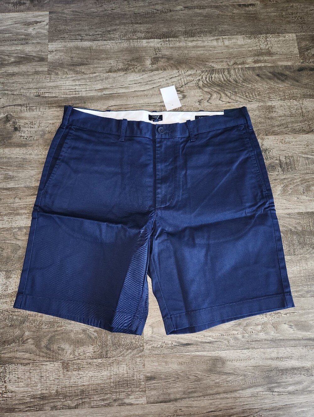 J. Crew Factory 9" Inseam Original Chino Shorts - Navy